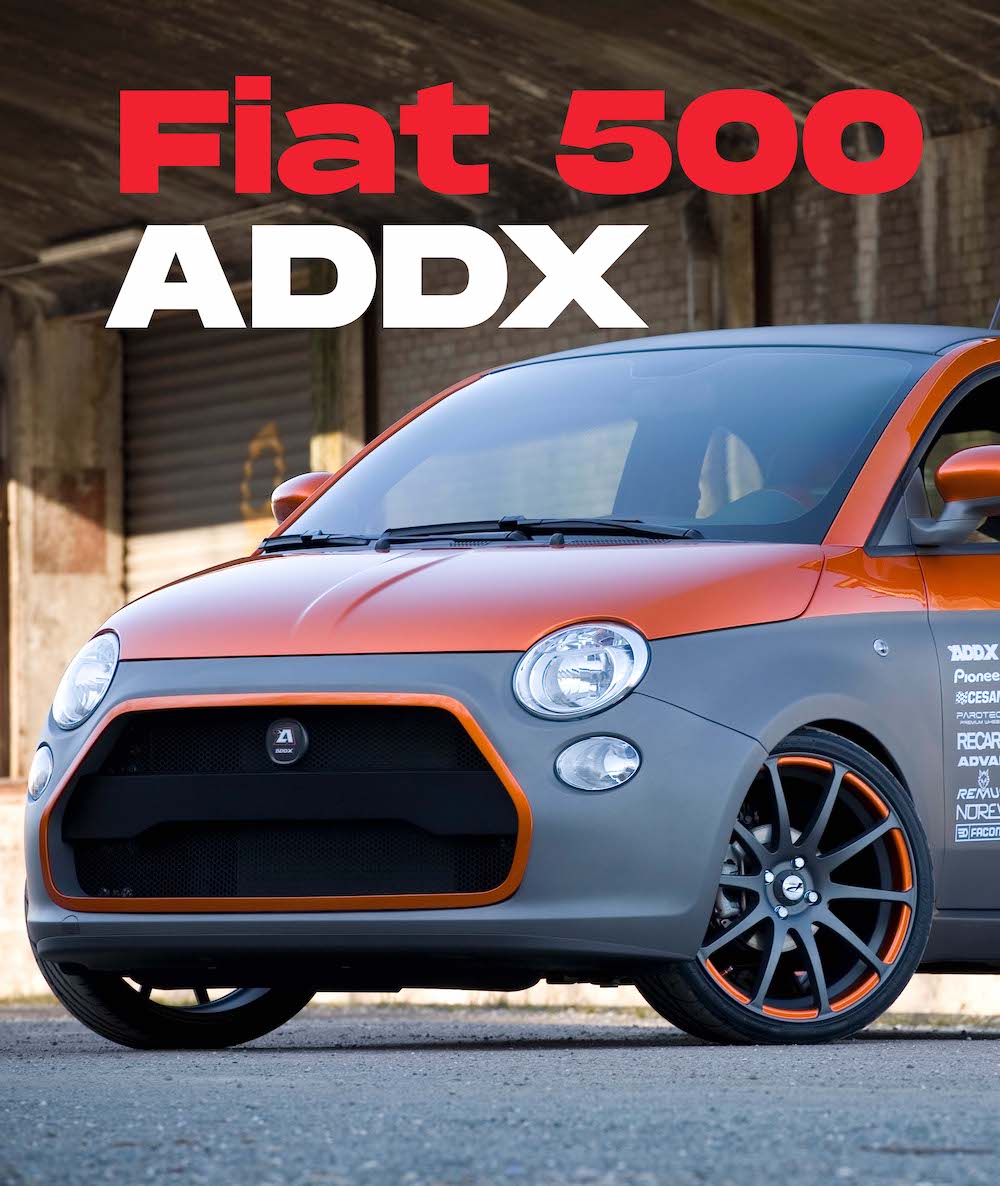 Fiat 500 pour le magazine ADDX de Parotech