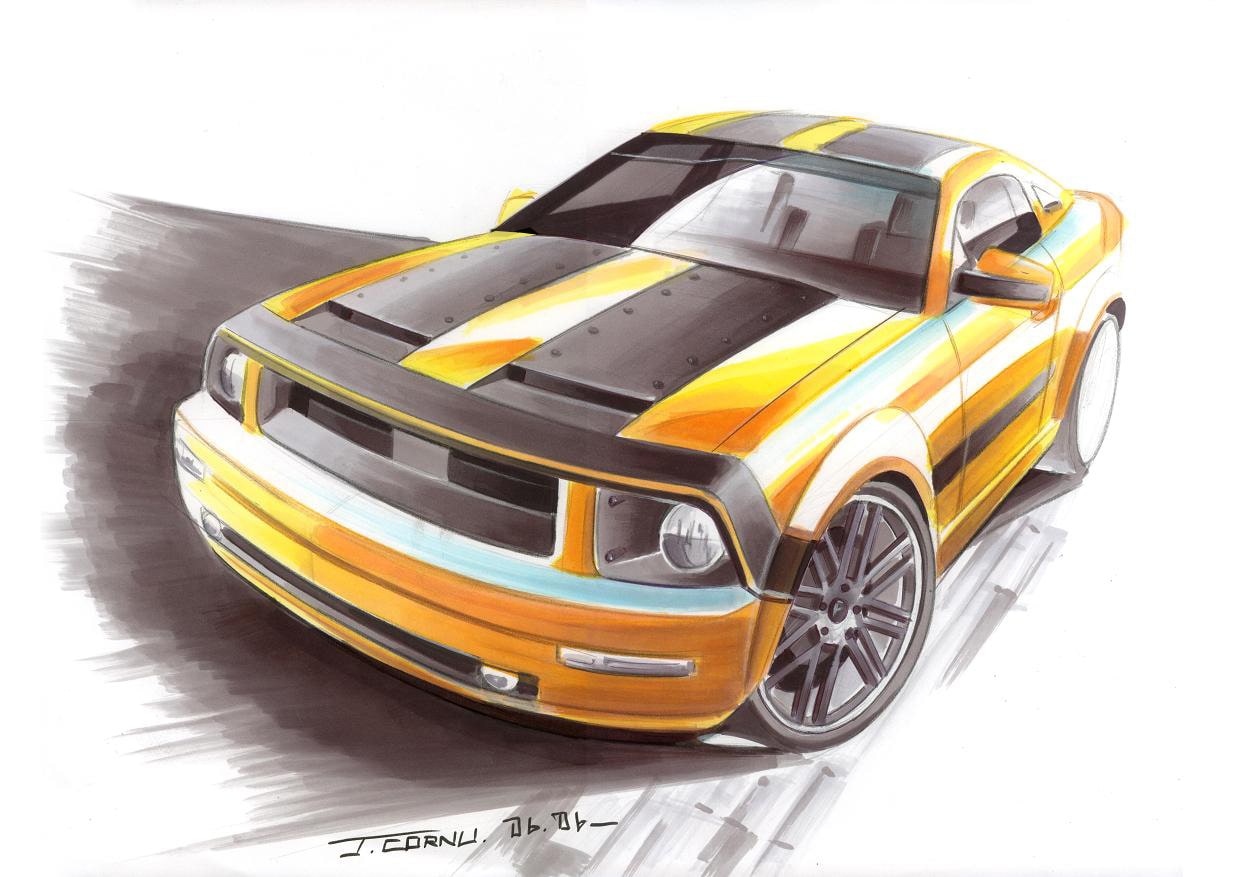 Dessin de la Mustang CESAM de Parotech